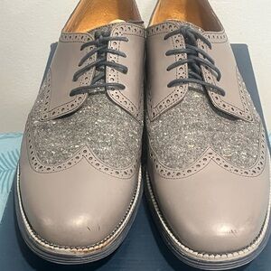 Gray Brogue ColeHann Men's Shoes